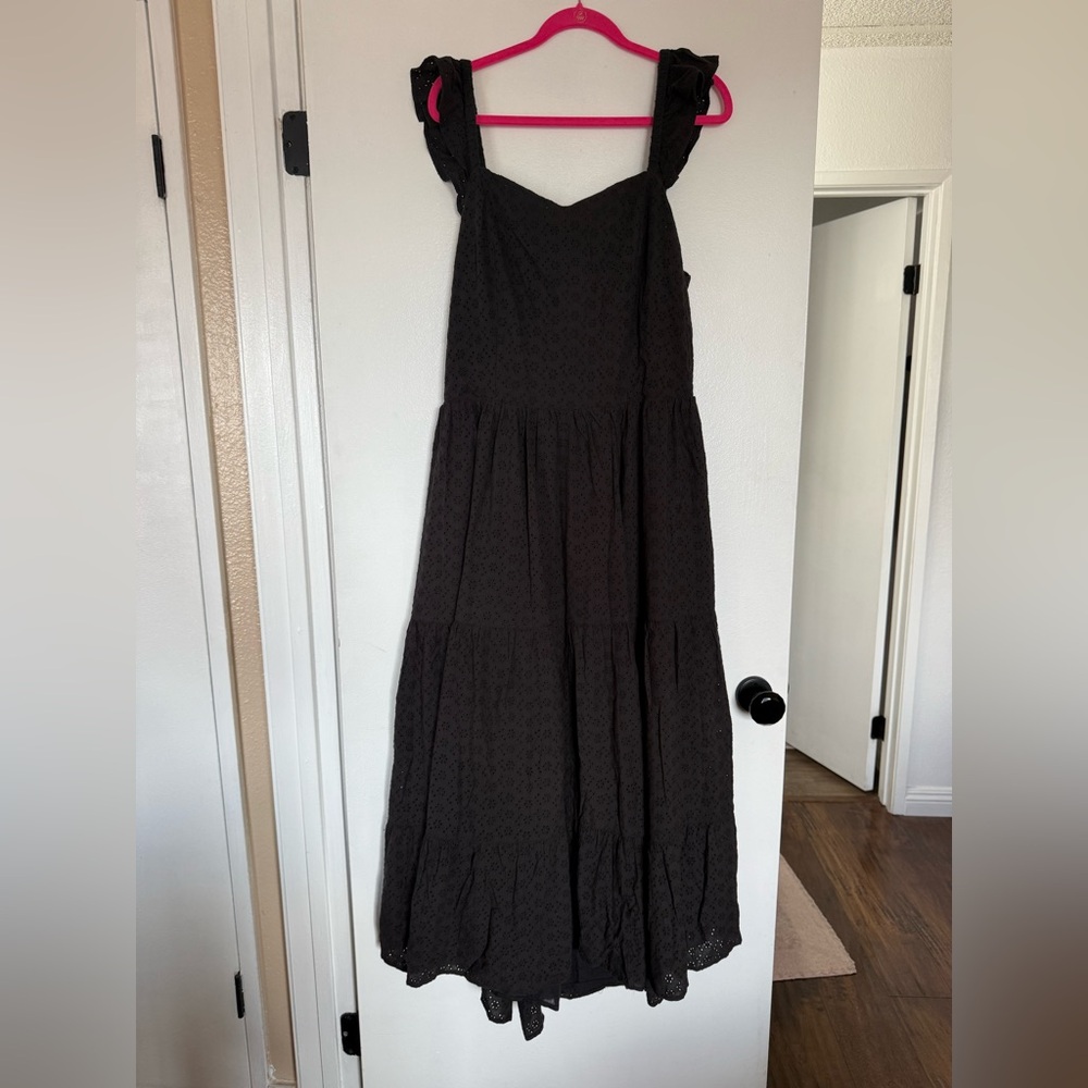 The Drop Women's Tulsi Ruffle-Sleeve Eyelet Maxi Dress 2XL- NWOT - Picture 8 of 13